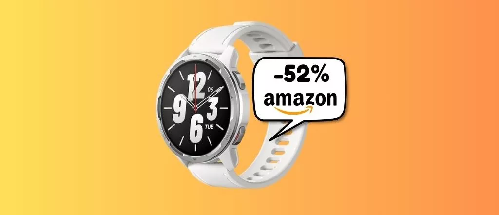 Xiaomi Watch S1 Active SCONTATO del 52%, lo paghi MENO DELLA META' su Amazon!