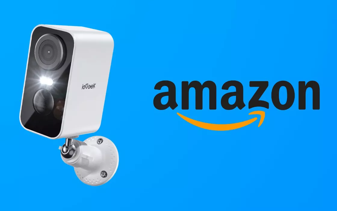 Telecamera 2K da esterno senza fili al 50% di sconto su Amazon