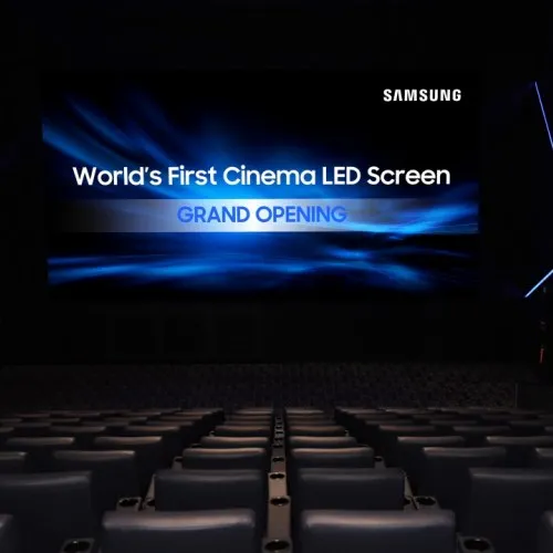 Samsung presenta il primo schermo LED commerciale per i cinema