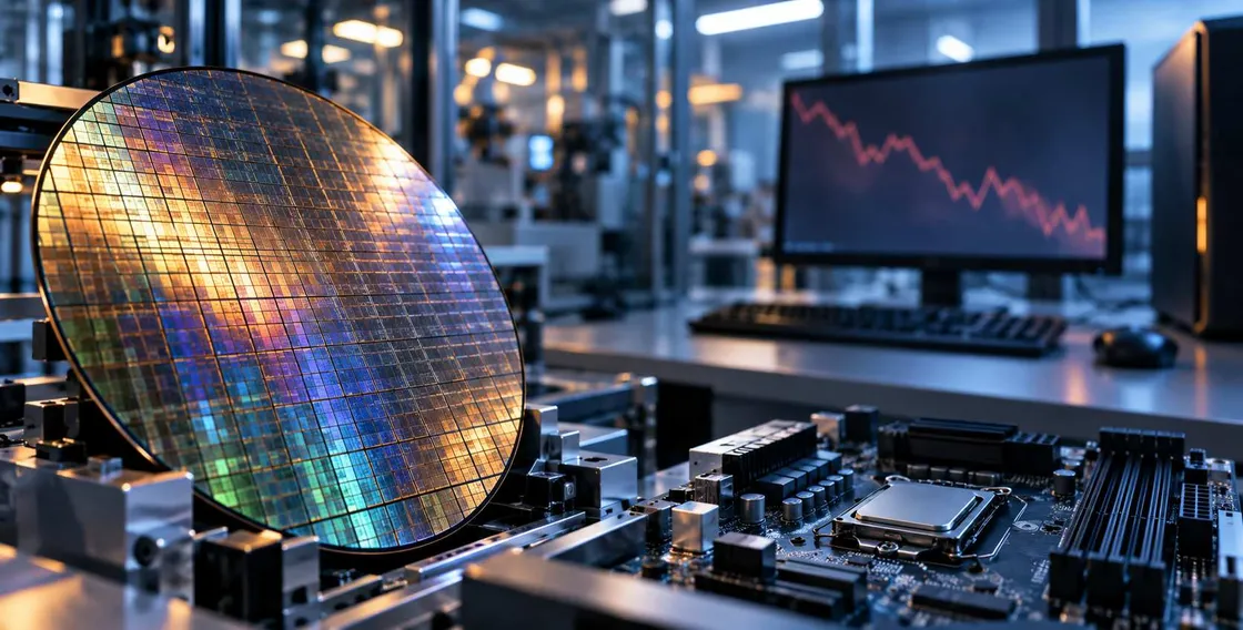 Intel perde oltre il 20%: PC deboli, chip insufficienti e una fabbrica ferma