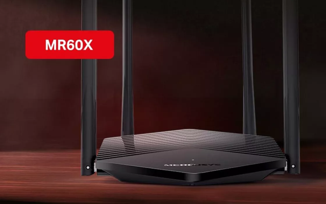 Router TP-Link Mercusys MR60X con 4 antenne ad un prezzo INCREDIBILE su Amazon