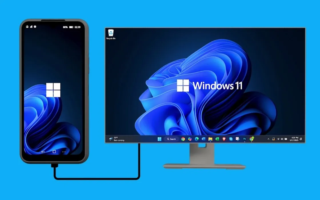 Arriva NexPhone, lo smartphone che diventa desktop ed esegue Android, Linux e Windows 11