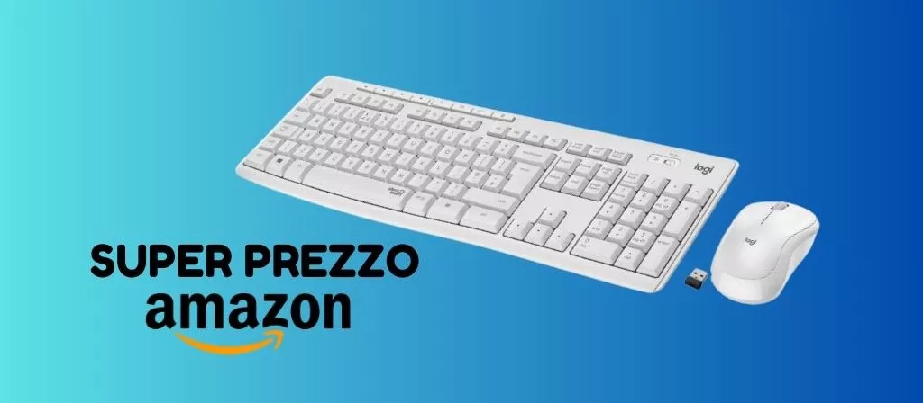 Kit mouse e tastiera wireless Logitech a PREZZO RIDICOLO su Amazon!