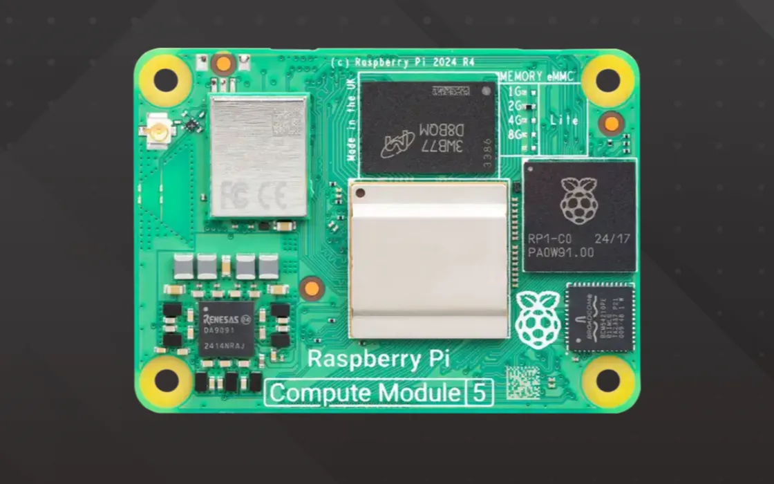 Raspberry Pi Compute Module 5: ufficiale versione modulare di Pi 5