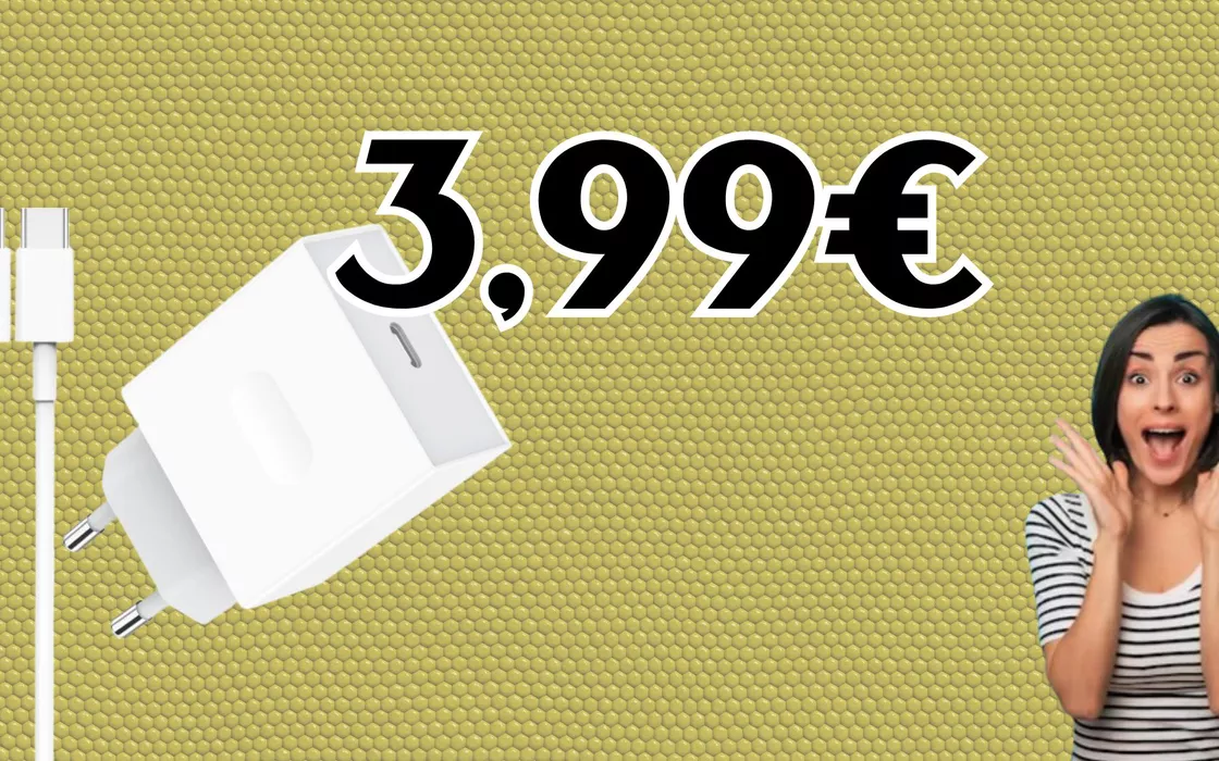 Il caricatore USB-C per iPhone e Android a soli 4 EURO va a ruba