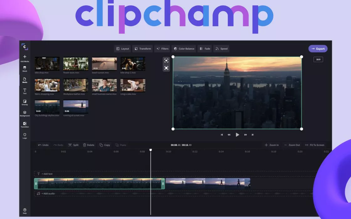Clipchamp, editor video al debutto in Windows 11: come funziona