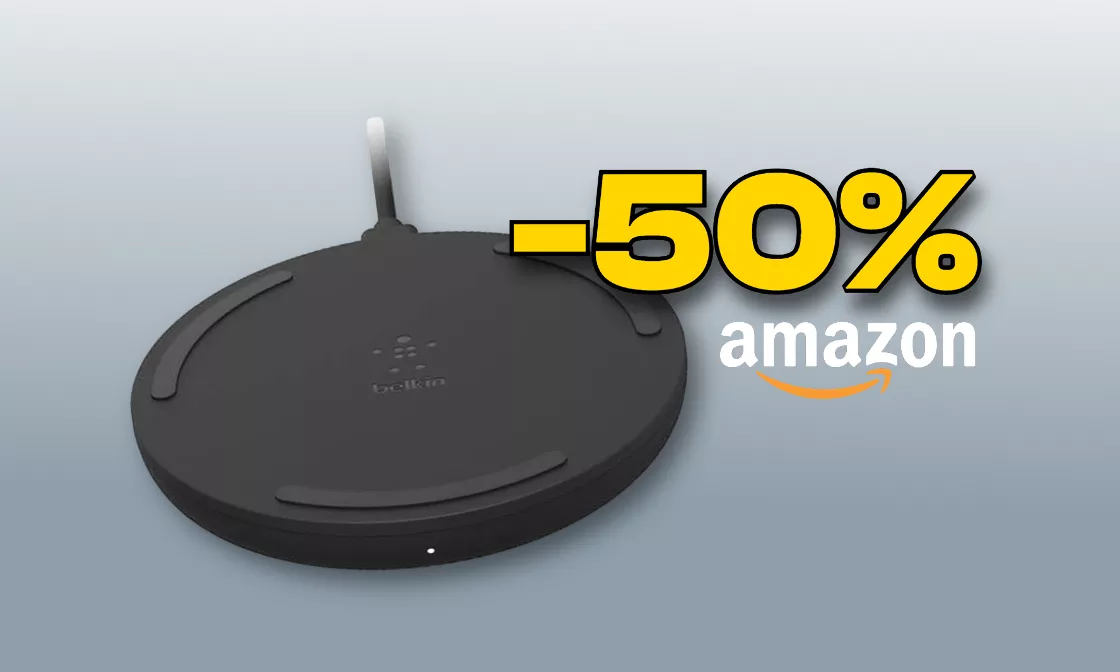 Tappetino di ricarica wireless Belkin al 50% su Amazon: poche unità!