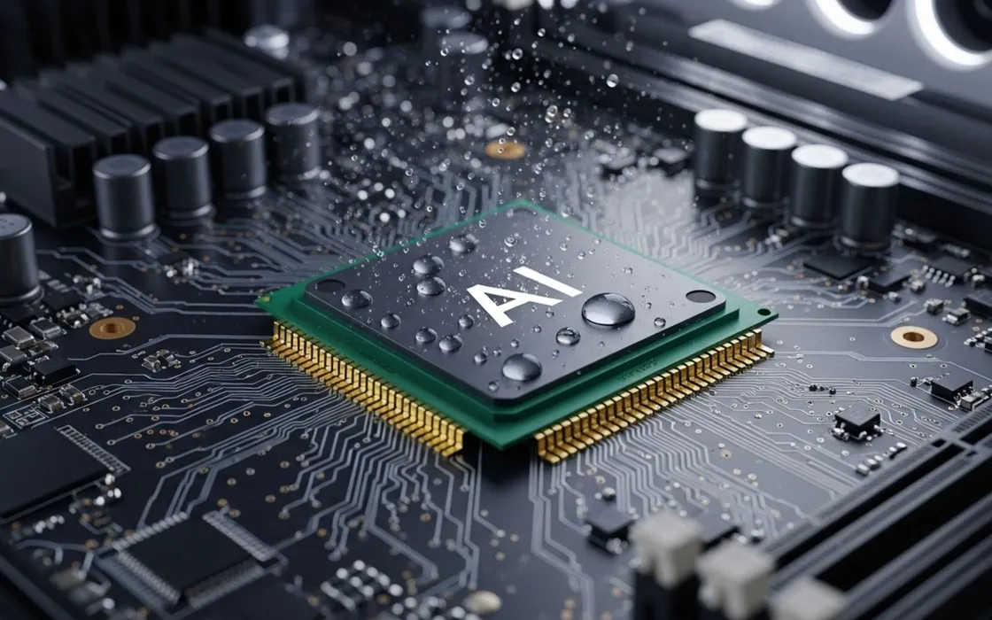 Il futuro dell'AI è nei chip che sudano