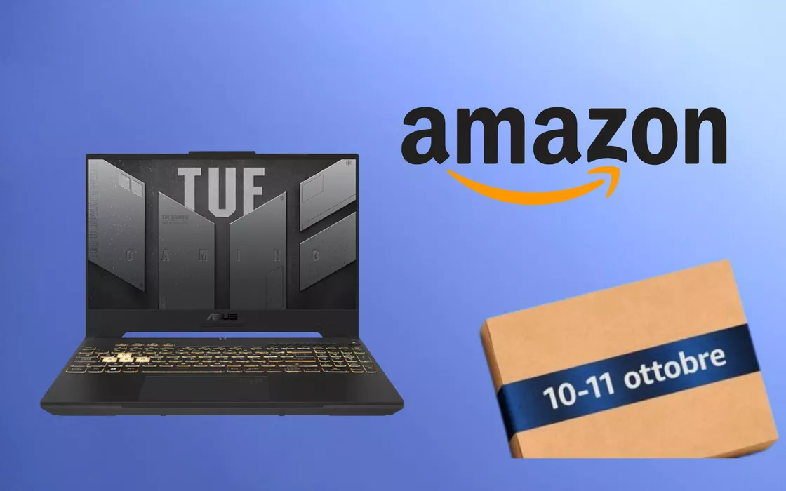 ASUS TUF Gaming F15, il notebook super potente in sconto su Amazon