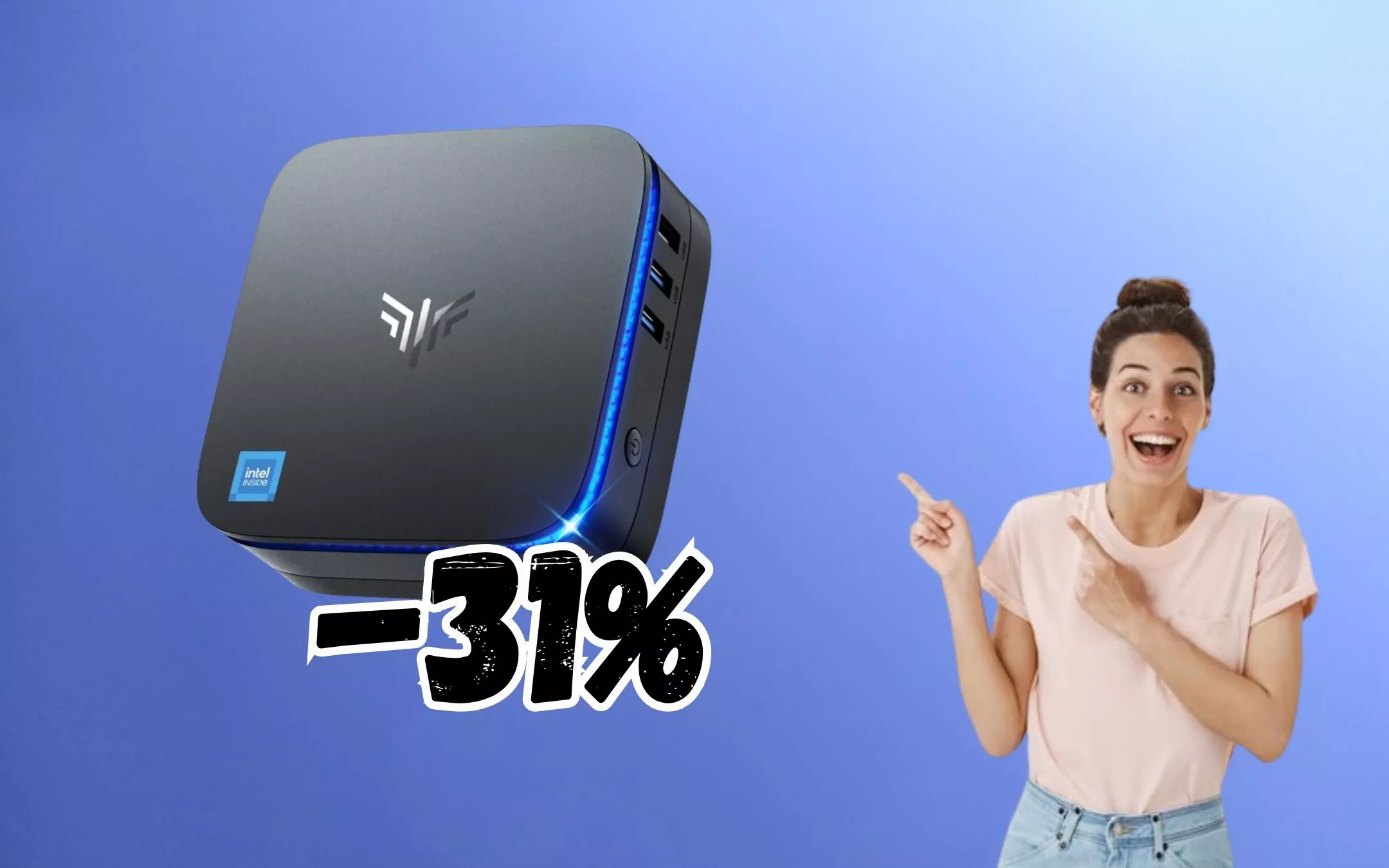 Con questo MINI PC la velocità è PAZZESCA, che regalo su