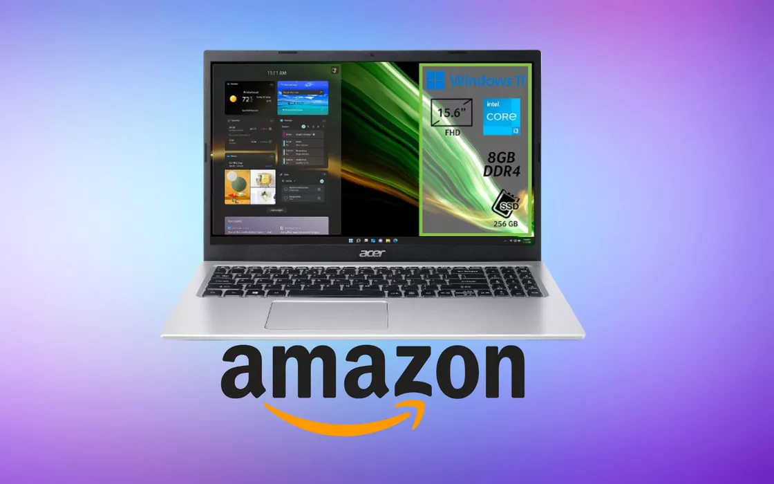 Il portatile Acer Aspire 3 costa quasi 200 € in meno su Amazon