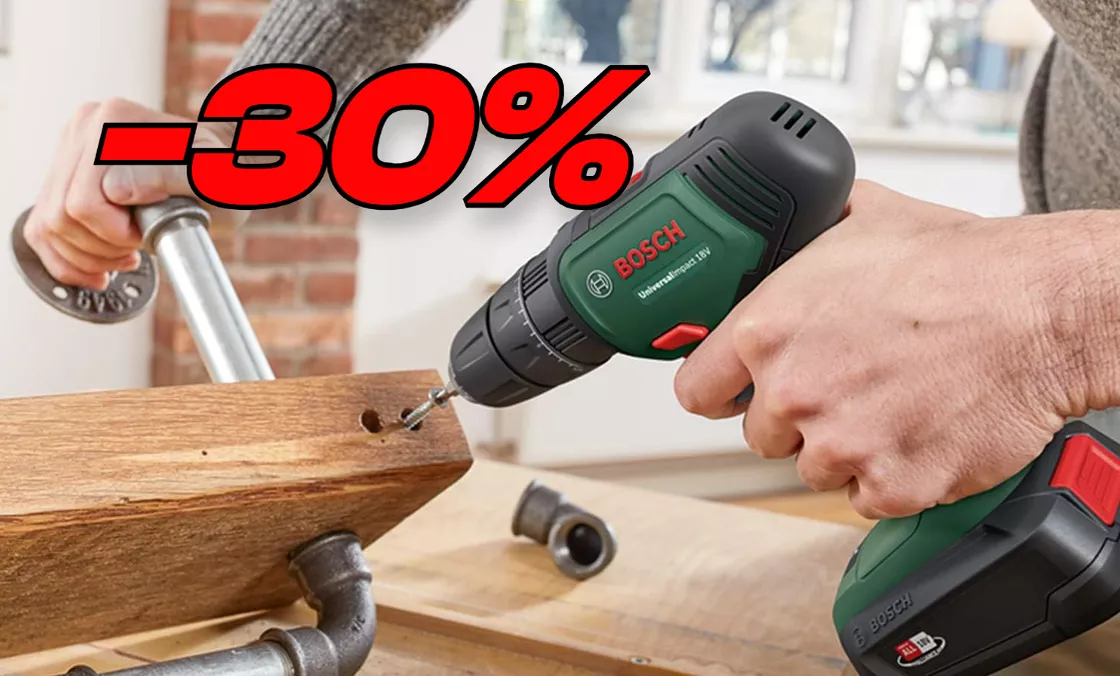 Bosch UniversalImpact 18V: OTTIMO SCONTO sul trapano battente-avvitatore