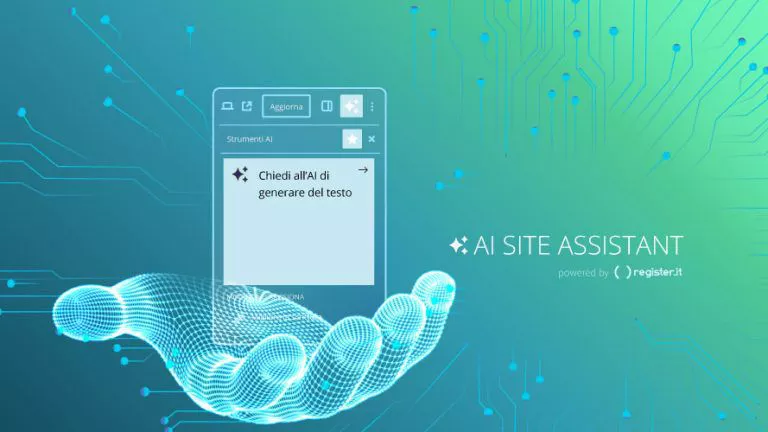 Guida pratica hosting WordPress Register.it e AI Site Assistant