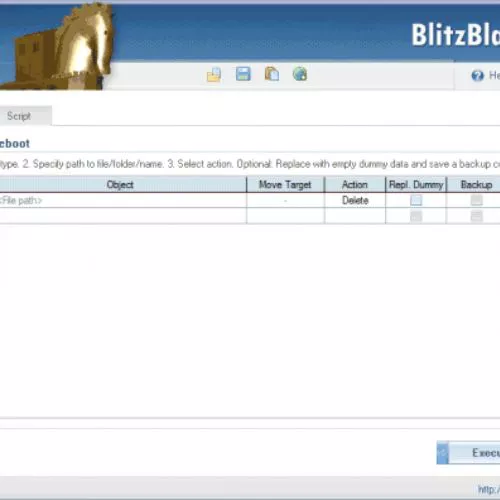 BlitzBlank permette di cancellare i file che in Windows sembrano ineliminabili