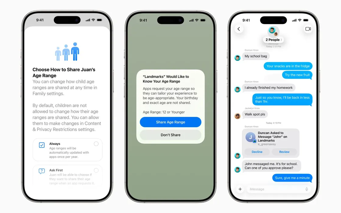 Apple introduce il nuovi Parental Control su iOS 26, iPadOS 26 e macOS Tahoe 26