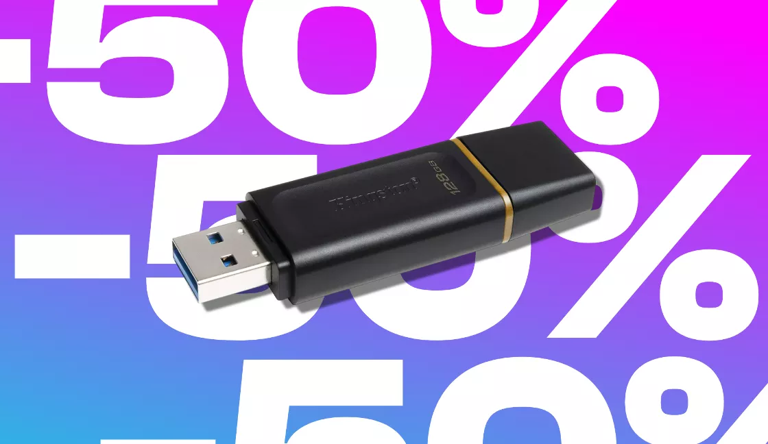 Penna USB Kingston da 128GB al 50% su Amazon: che AFFARE!
