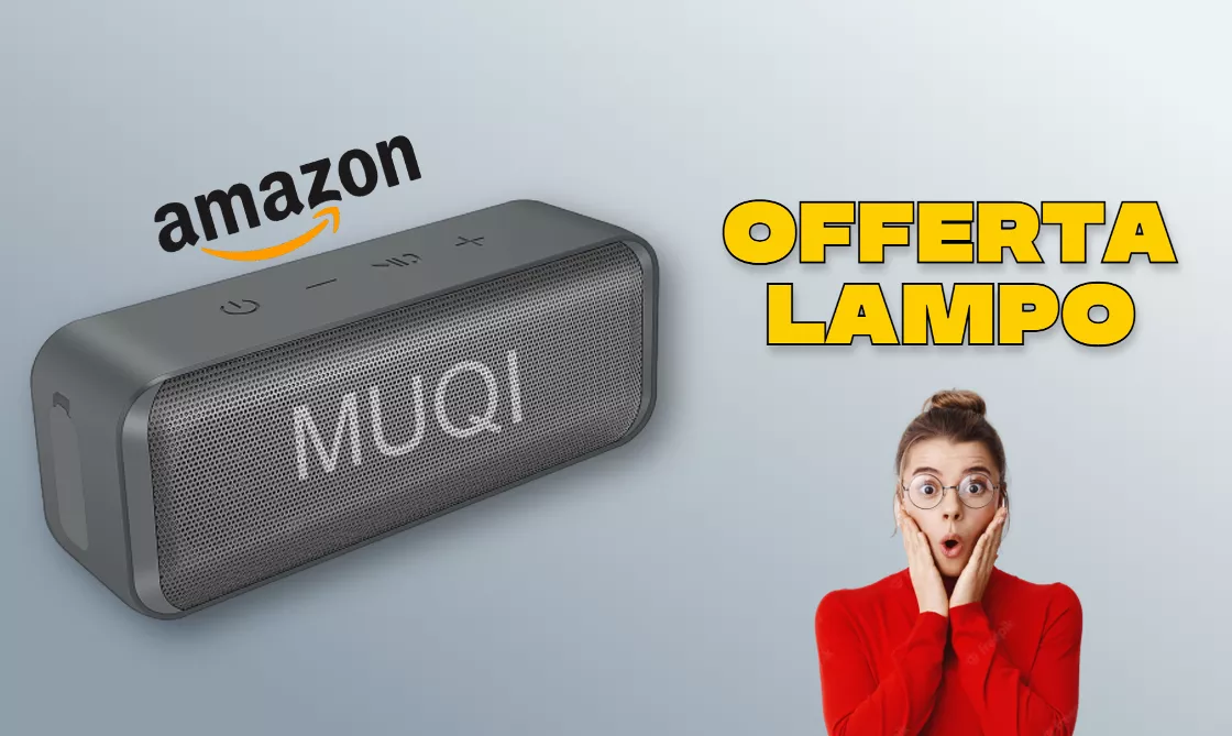 Altoparlante Bluetooth impermeabile in offerta lampo su Amazon!