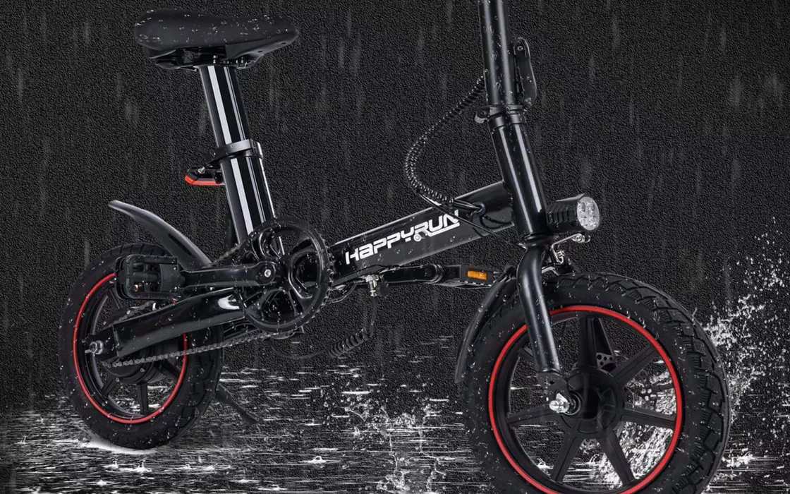 Bici elettrica pieghevole Happyrun HR-X40 in promozione: caratteristiche e prezzo in offerta