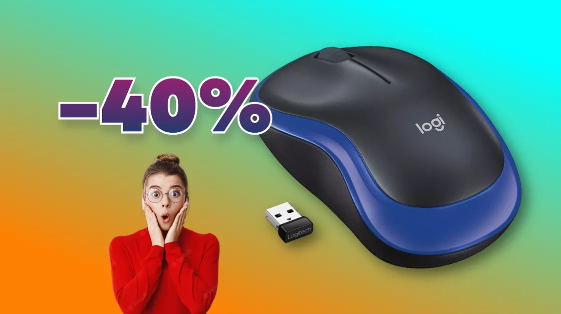 Mouse wireless Logitech protagonista di una PROMO STREPITOSA (-40%)