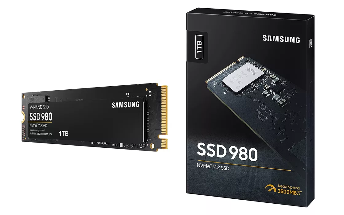 SSD NVMe M.2 di Samsung 980 da 1 TB a meno di 65 euro su Amazon