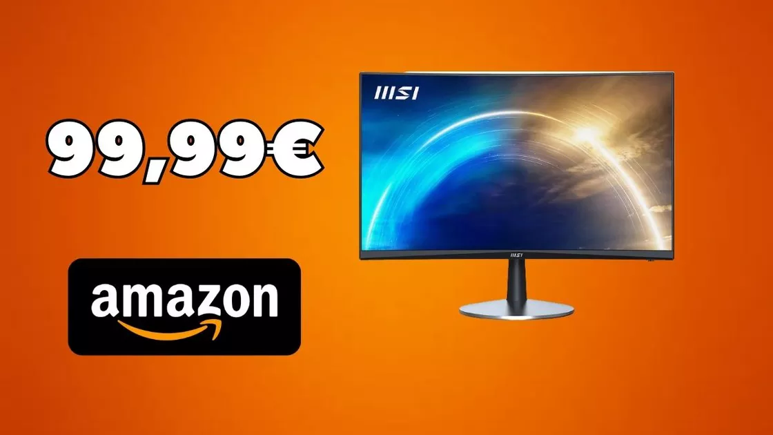 Monitor MSI Pro da 24 pollici a 99 euro su Amazon, bomba assoluta