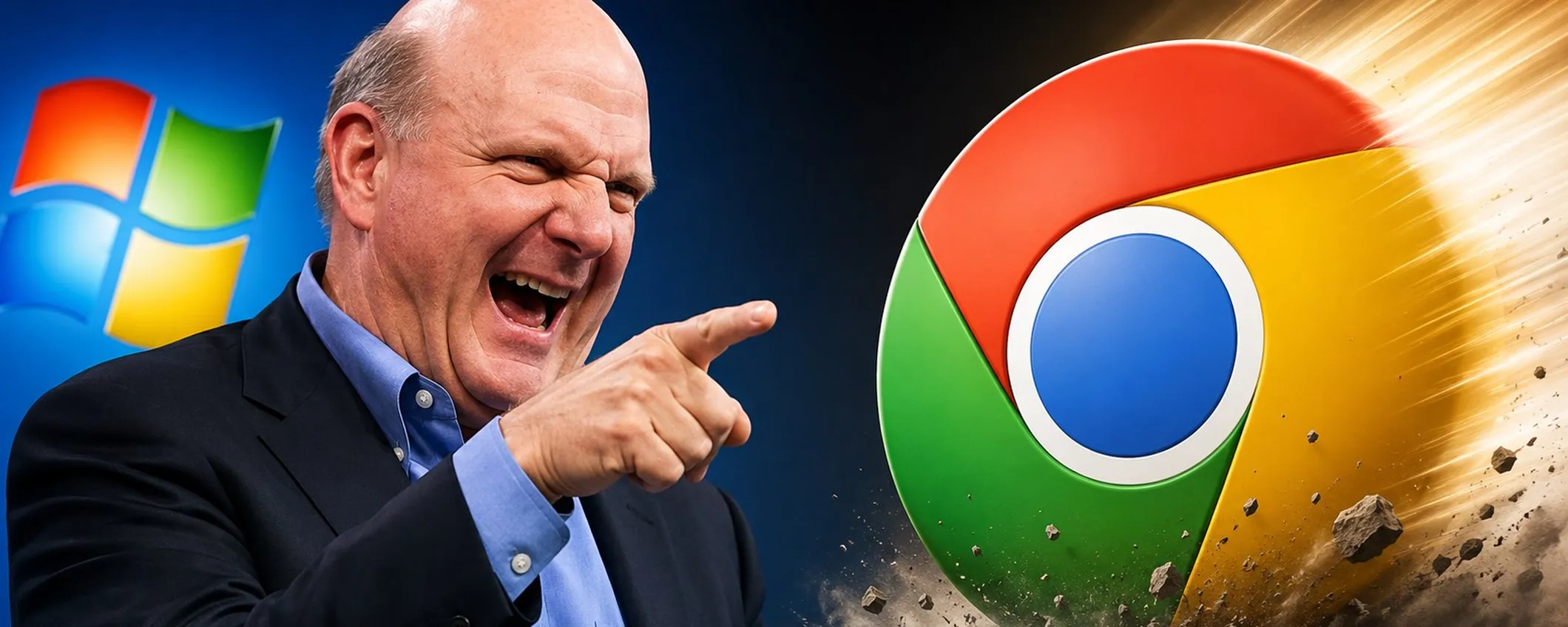 Anteprima: Quando Ballmer (Microsoft) derise Chrome: cosa è successo 17 anni dopo