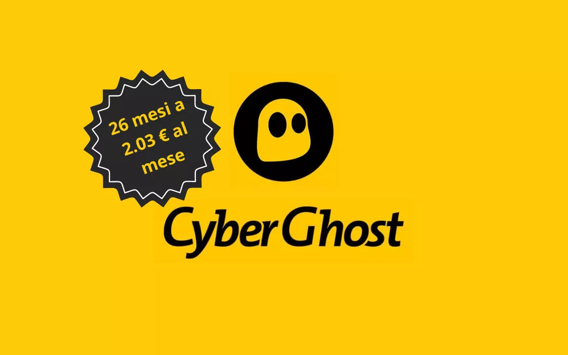 CyberGhost e l'offerta imperdibile: 4 mesi gratis sul piano biennale