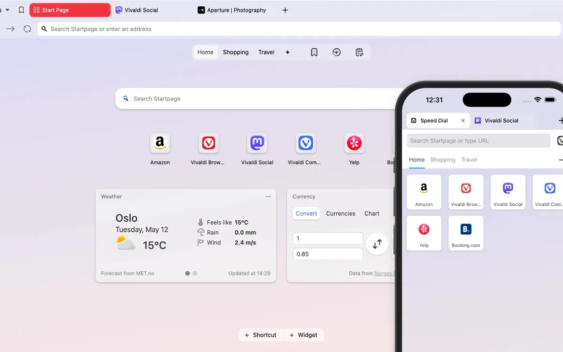 Vivaldi 8.0 arriva su desktop: le novità da provare subito