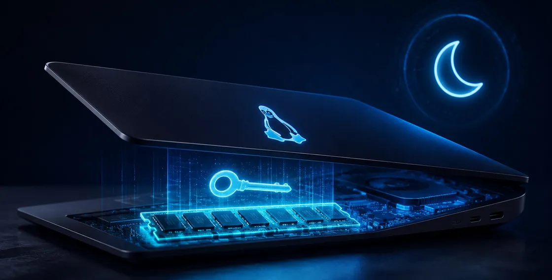 Linux e LUKS, chiavi in memoria dopo la sospensione del sistema