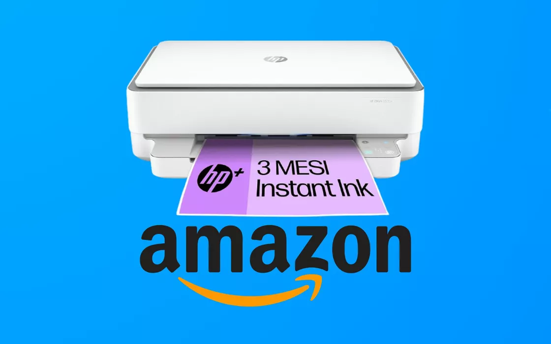 Stampante HP Envy multifunzione praticamente a metà prezzo su Amazon