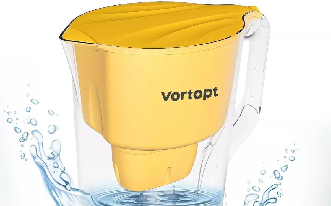 Caraffa filtrante Vortopt a SOLI 12 euro su Amazon, corri a prenderla!