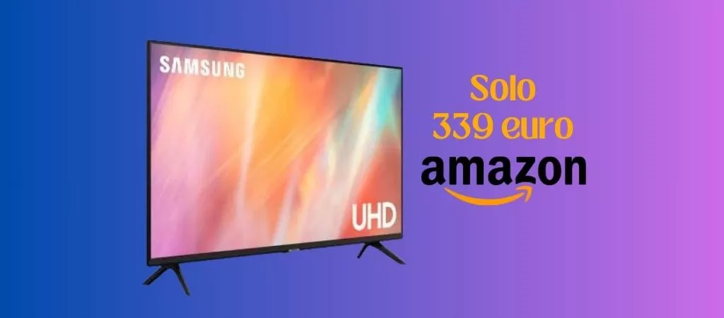 Tv Samsung 4K da 50 pollici a MENO di 340 euro, solo su Amazon!