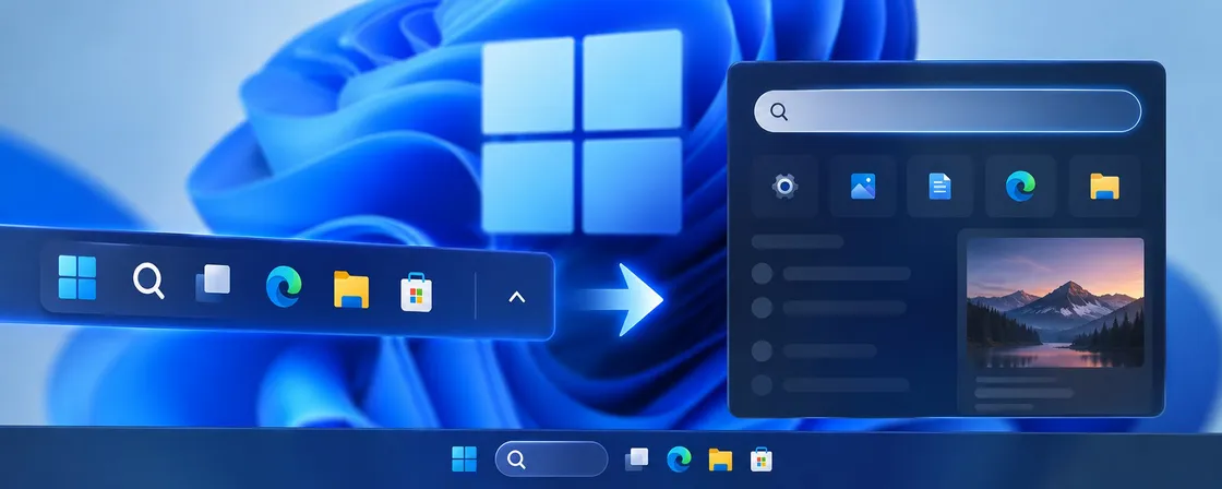 KB5124008 Windows 11: cambia taskbar e ricerca, cosa arriva nel sistema