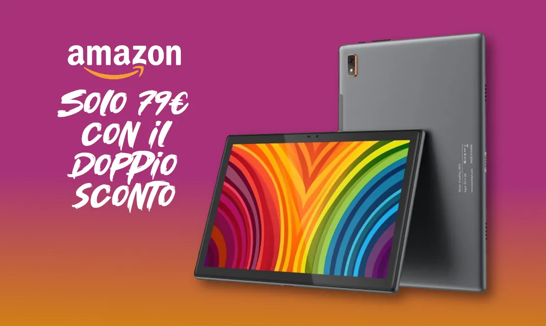 Tablet Android lowcost prezzo STRACCIATO con il doppio sconto