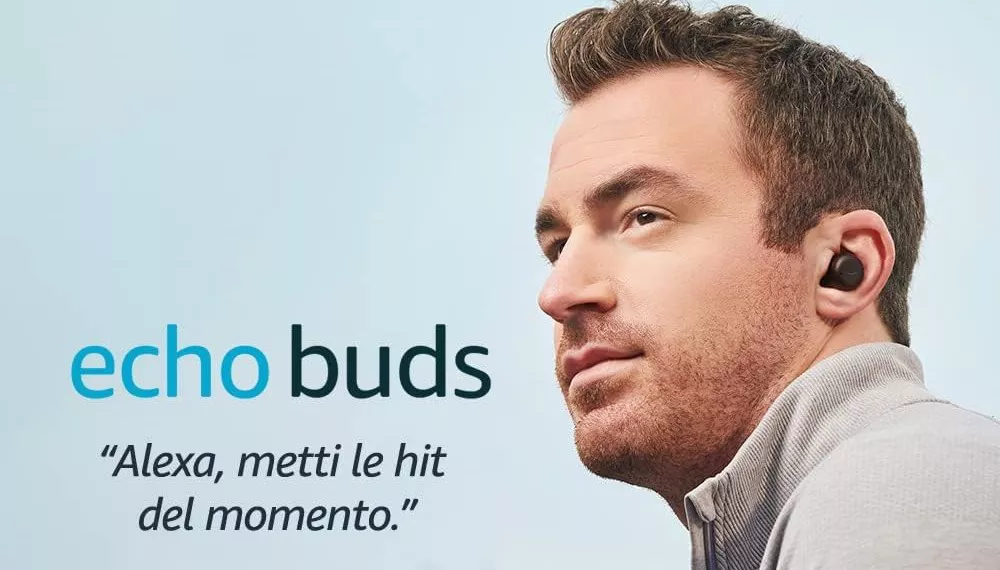 OUTLET AMAZON: Echo Buds scontate del 57%, oggi le paghi pochissimo!