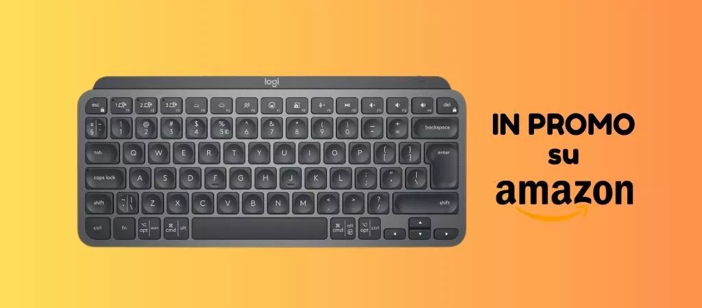 Tastiera Logitech MX Keys mini ORA IN PROMO su Amazon!