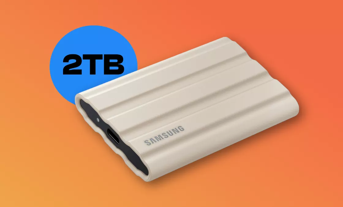 L'SSD Samsung T7 Shield 2TB è indistruttibile e in OFFERTA