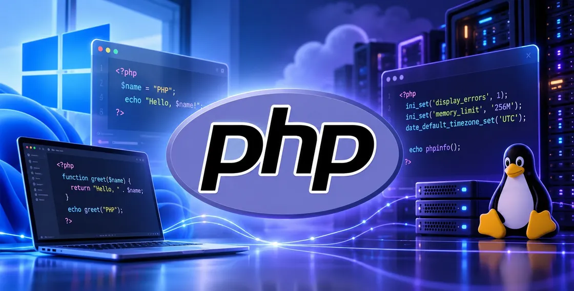 PHP: cos'è, a cosa serve, come funziona e come configurarlo su Windows e Linux