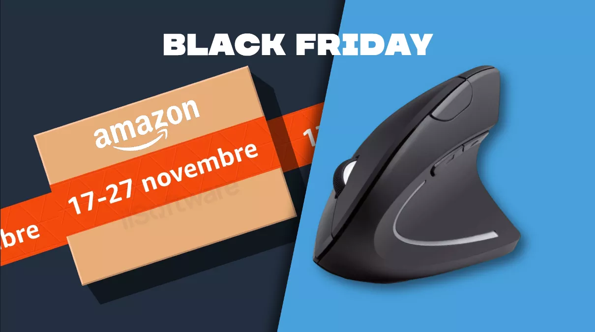 Mouse verticale Bluetooth: prezzo REGALO con il Black Friday