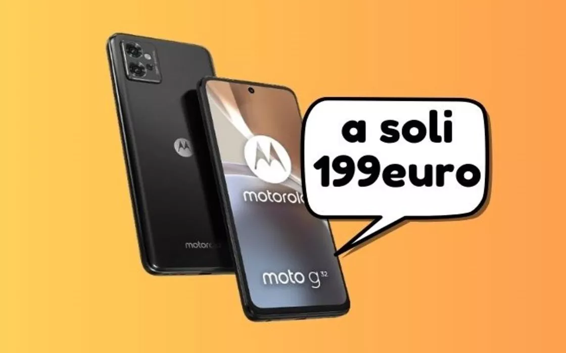 Motorola moto g32: oggi su Amazon lo paghi MENO di 199 euro!