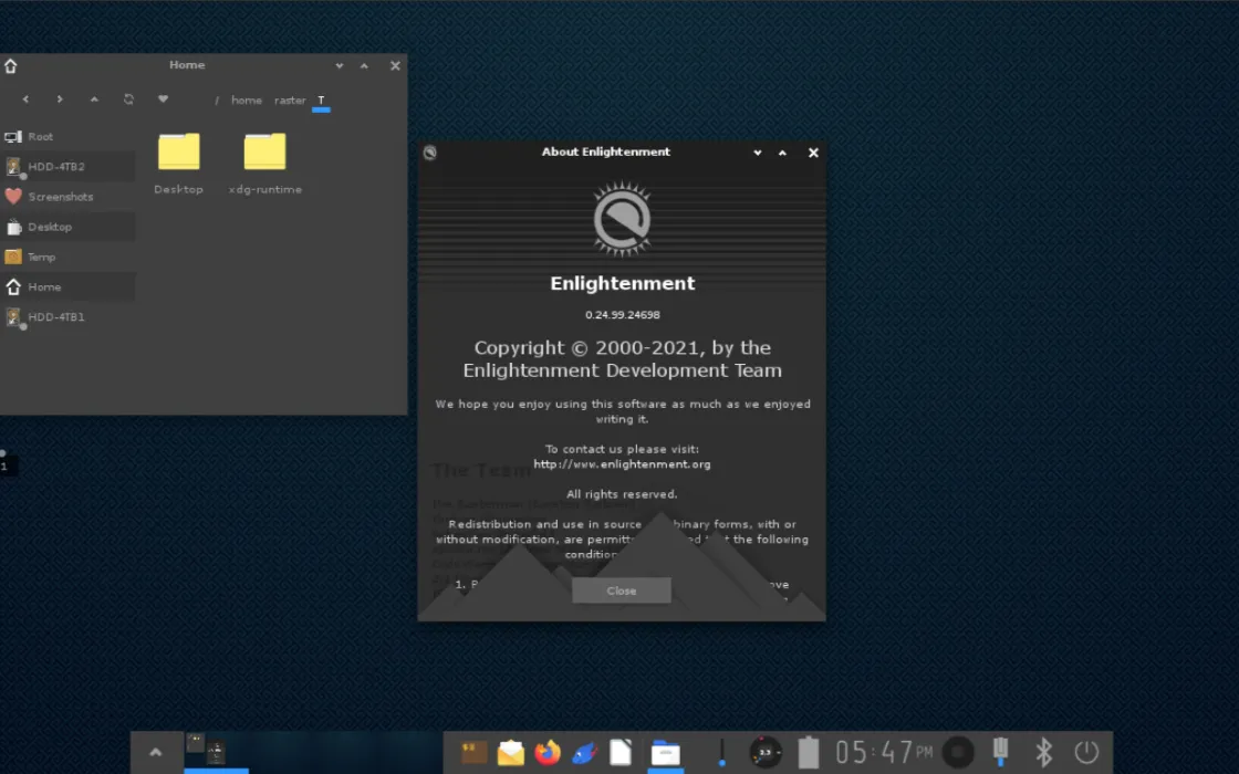 Enlightenment 0.27.1: update migliora moduli CPUFreq e la batteria