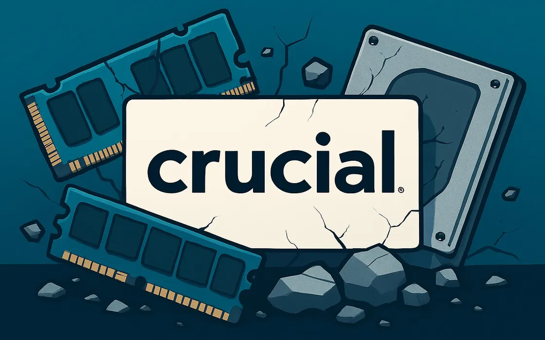 Shock nel mondo delle memorie RAM e SSD: Micron chiude Crucial e punta sull’AI
