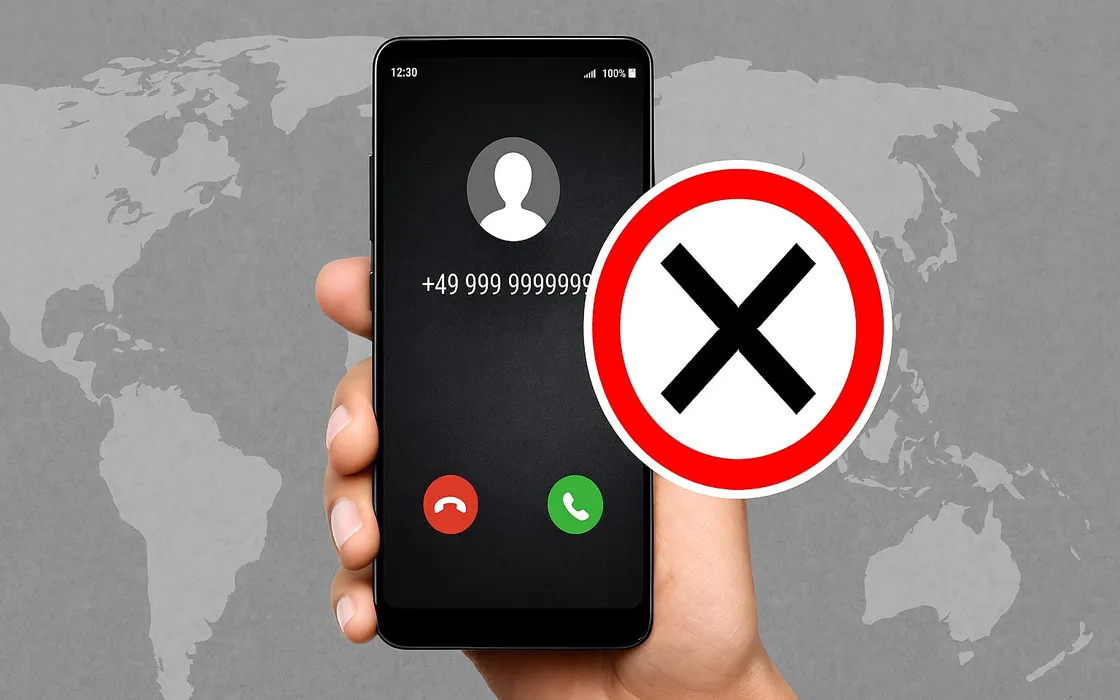Come bloccare chiamate dall'estero o internazionali