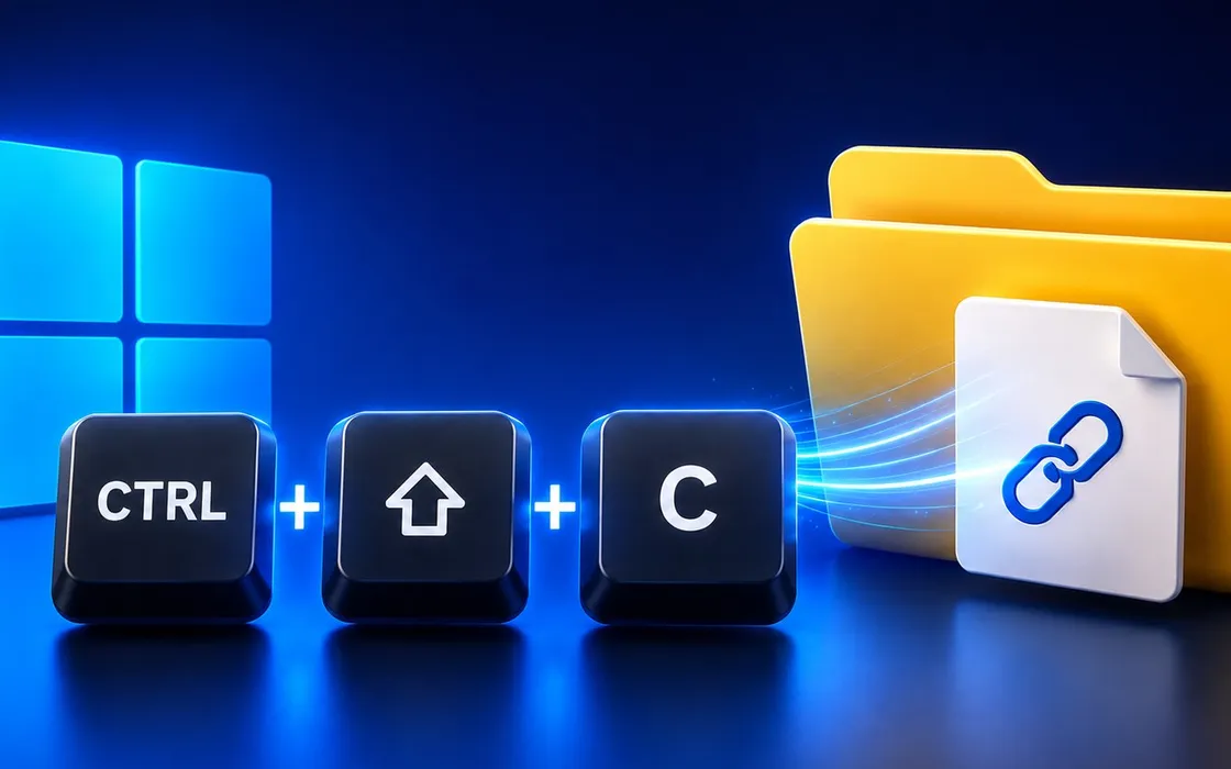 Il trucco Windows 11 che copia i percorsi con una scorciatoia da tastiera