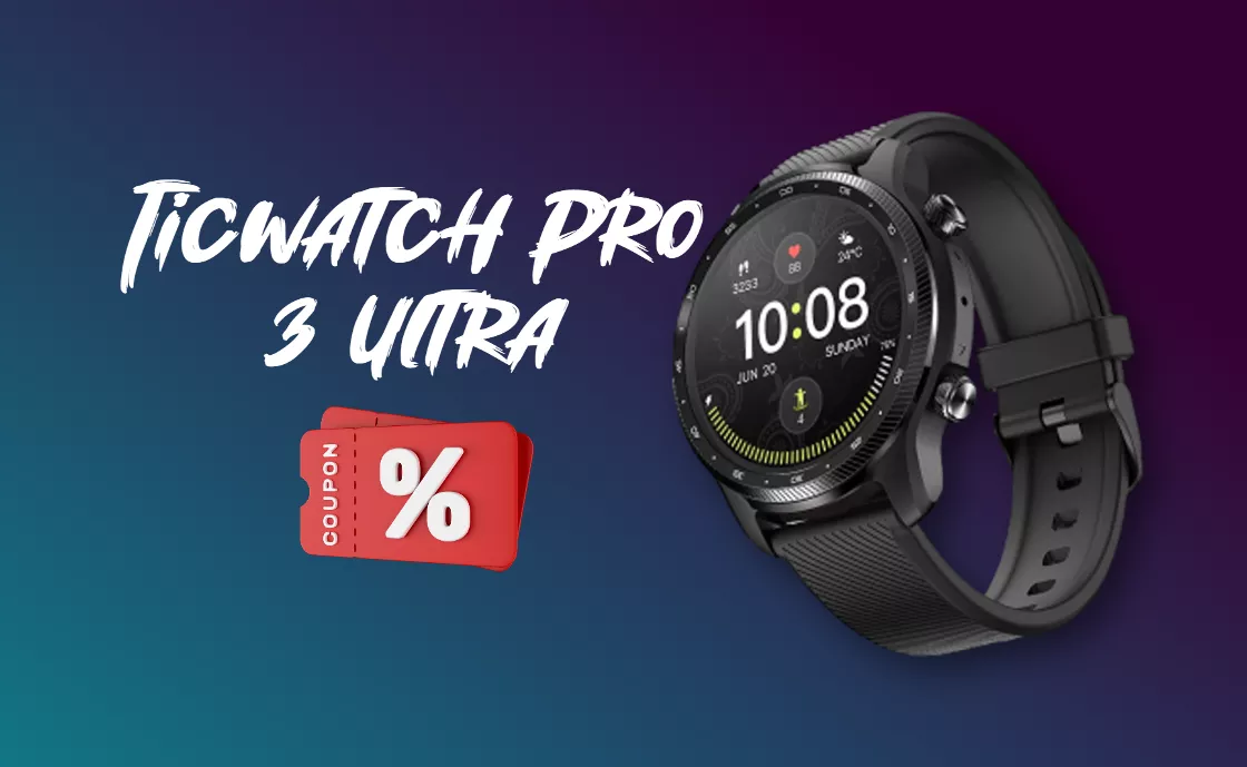 Con il Ticwatch Pro 3 Ultra l'avventura è a portata di polso!