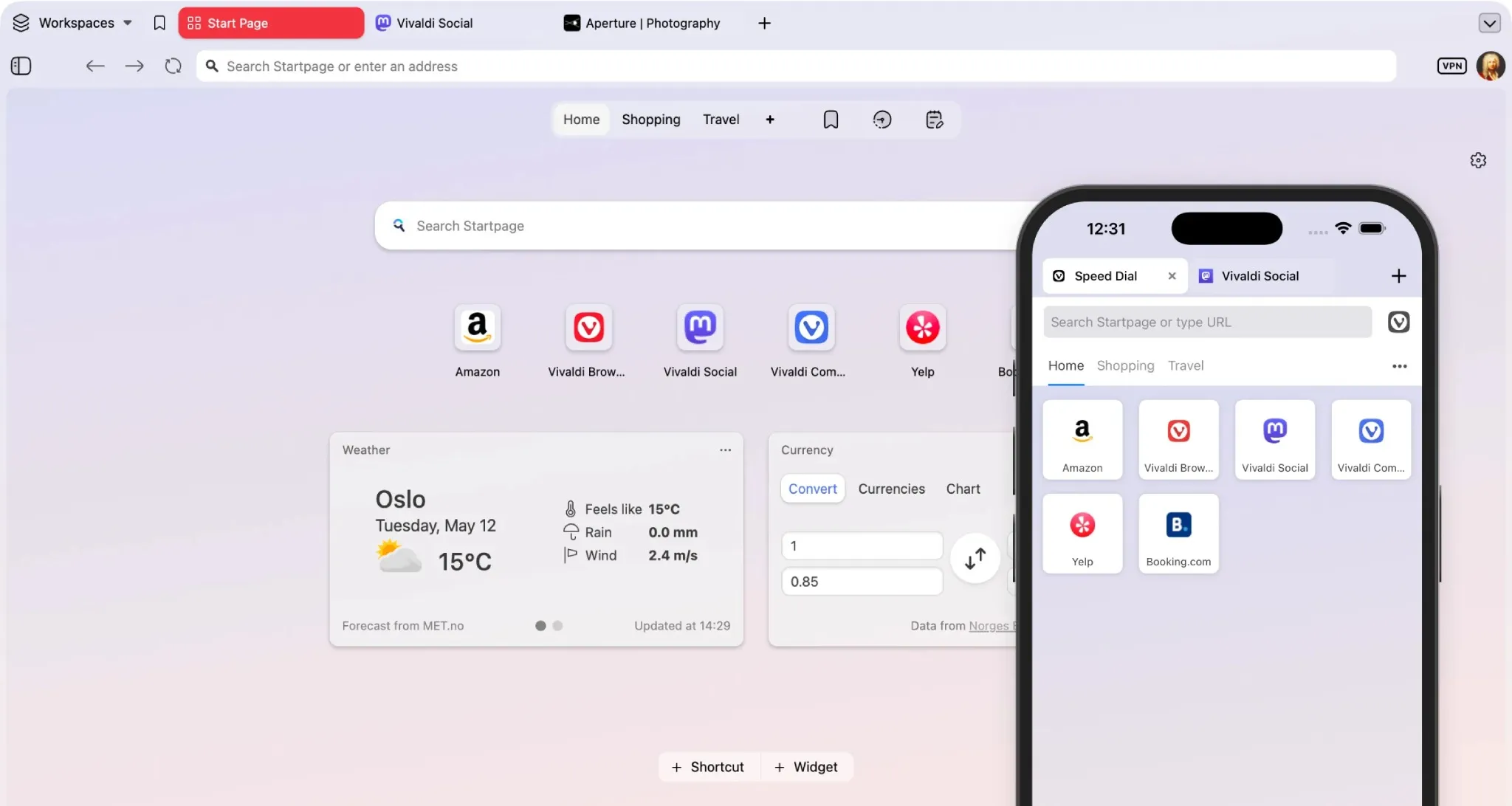 Vivaldi 8.0 arriva su desktop: le novità da provare subito
