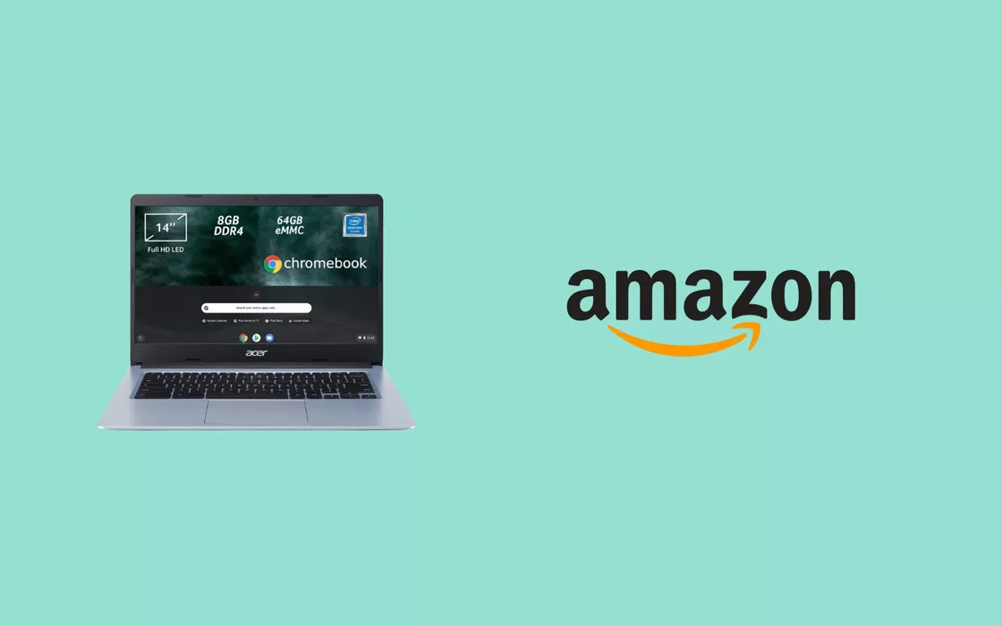 Acer Chromebook 314, il portatile perfetto al 27% di sconto su Amazon