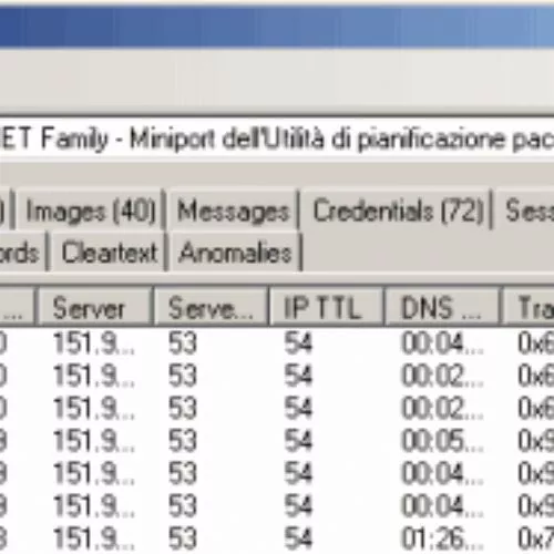 NetworkMiner: controllare i dati in transito nella rete LAN