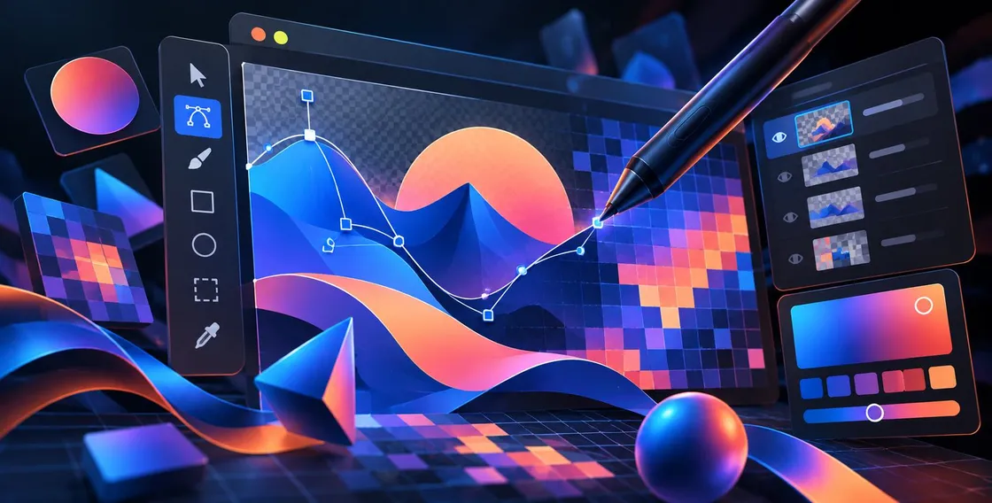 Scissor apre PSD e file Illustrator nel browser: grafica vettoriale e pixel in locale