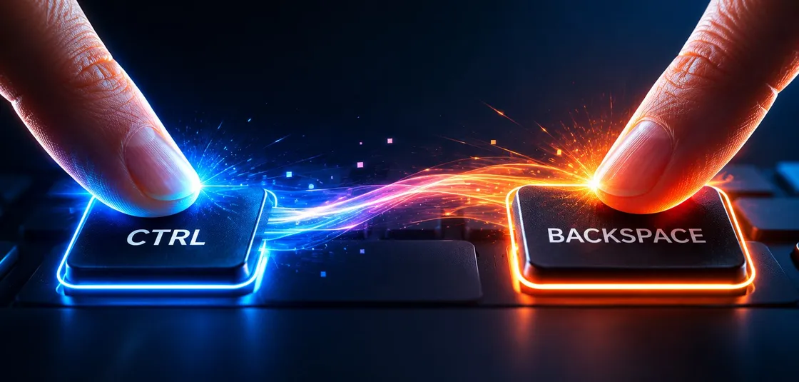 La scorciatoia Windows che elimina intere parole in un attimo: pochi usano CTRL+Backspace